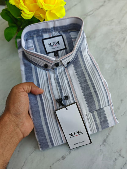 MFW stripes full sleeve shirts Single pcs @299 and Buy 4 pcs combo @999