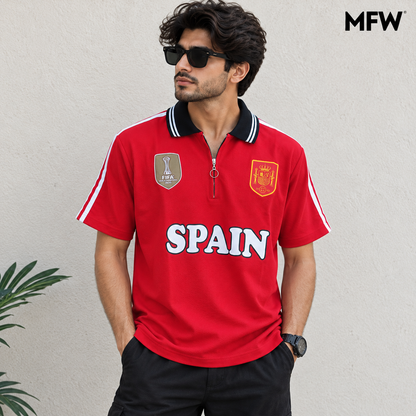 Men's premium net folding Collar tshirts buy @250 rs only