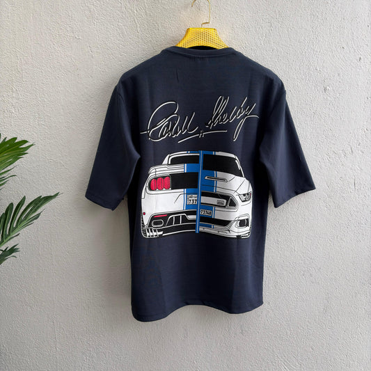 Round neck Front and back print droup shoulder Tshirt 1 pc @199 and 3 pcs @ 499