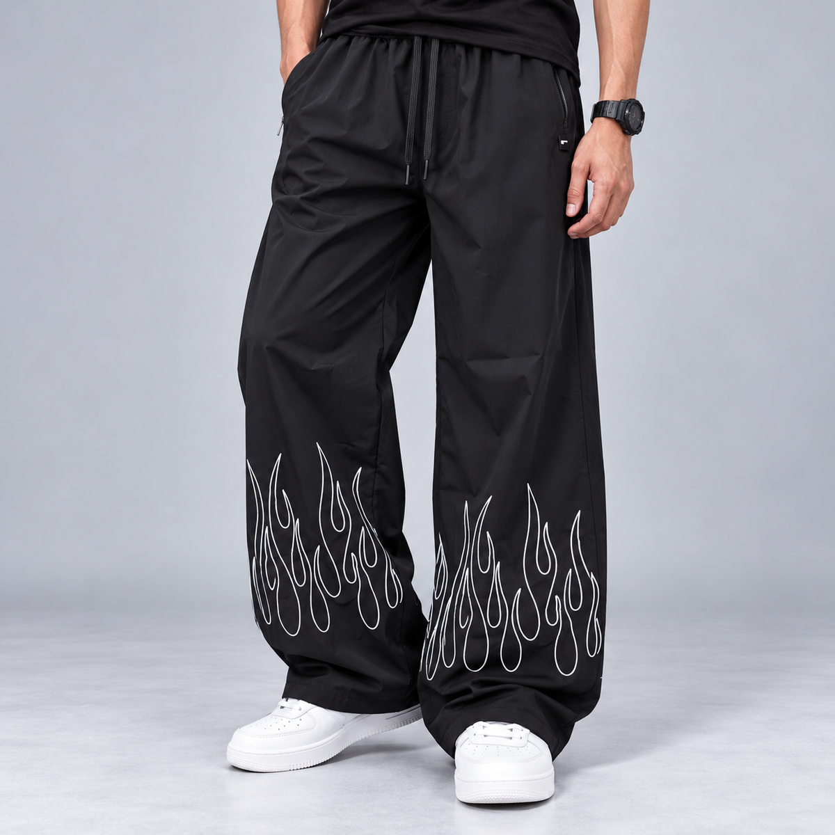 NS 3 Fire design track pants buy 3 pcs @499[Black]