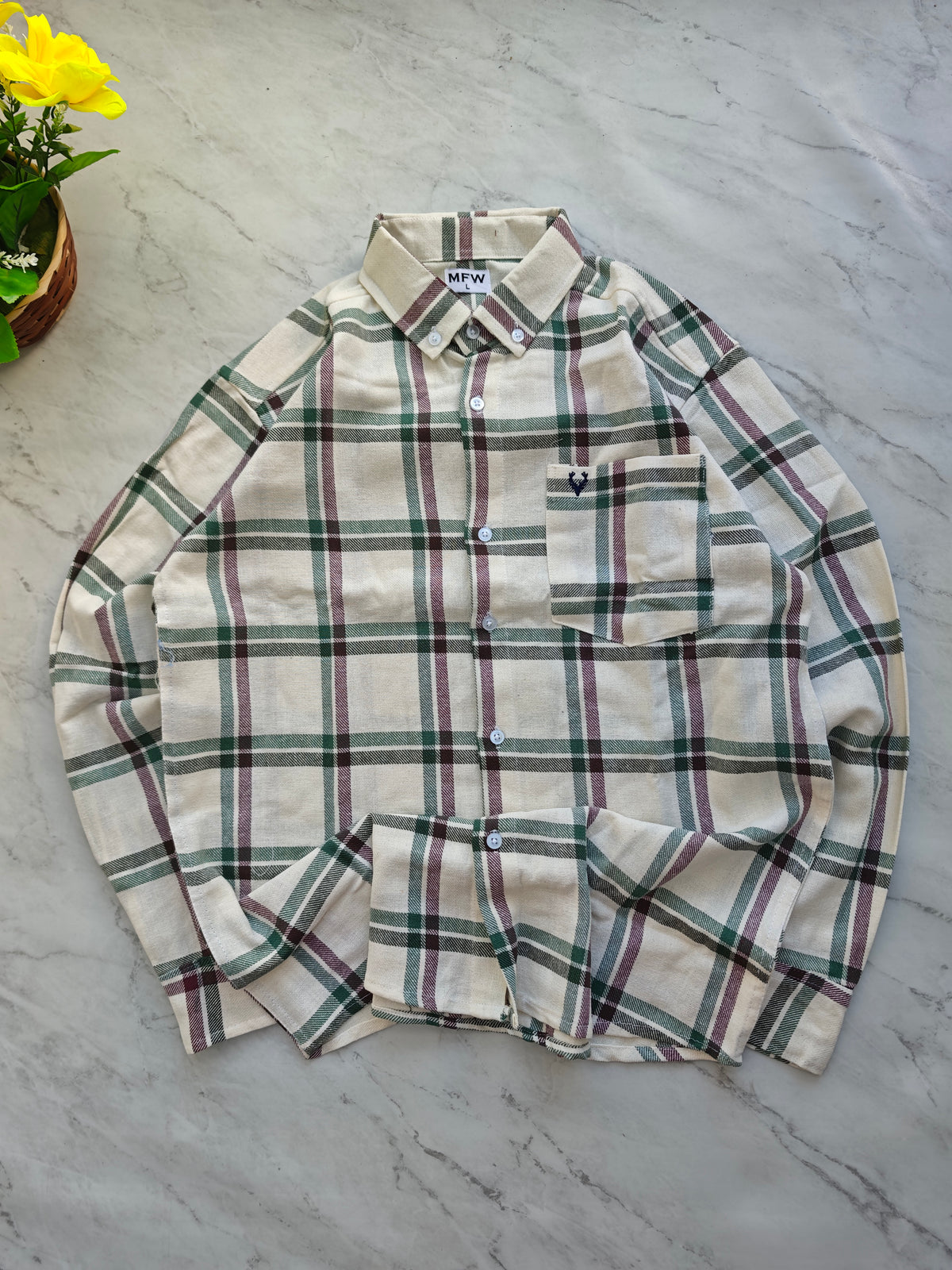 MFW Old money type full sleeve checked shirts Single pcs @299 and Buy 4 pcs combo @999
