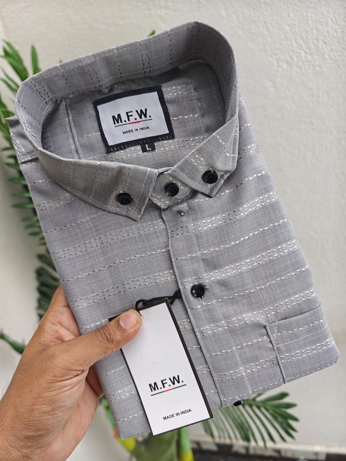MFW Full sleeve Textured Shirt Single pcs @299 and Buy 4 pcs combo @999