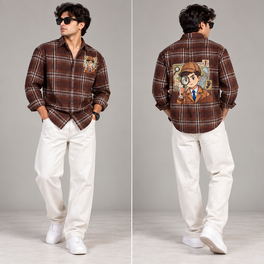 2 in 1 combo Back printed shirts + Mom fit jeans pant buy @600 rs