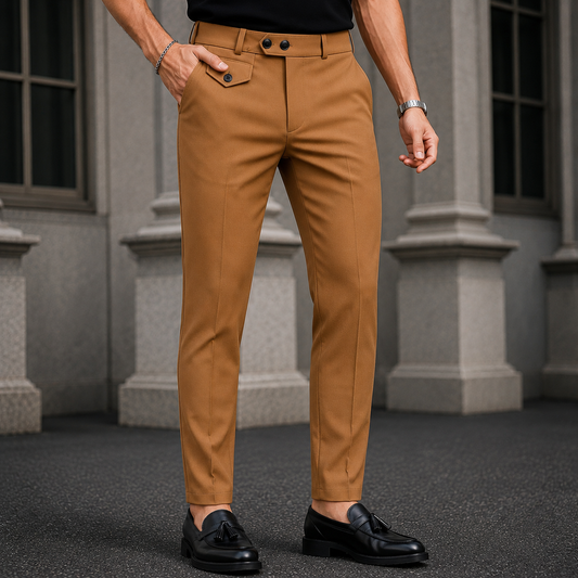Semi Gurkha type Lycra formal pant buy 4 pcs combo @999