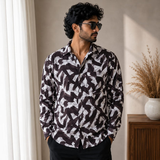 MFW Full sleeve viscose printed shirts Single pcs @299 and Buy 4 pcs combo @999