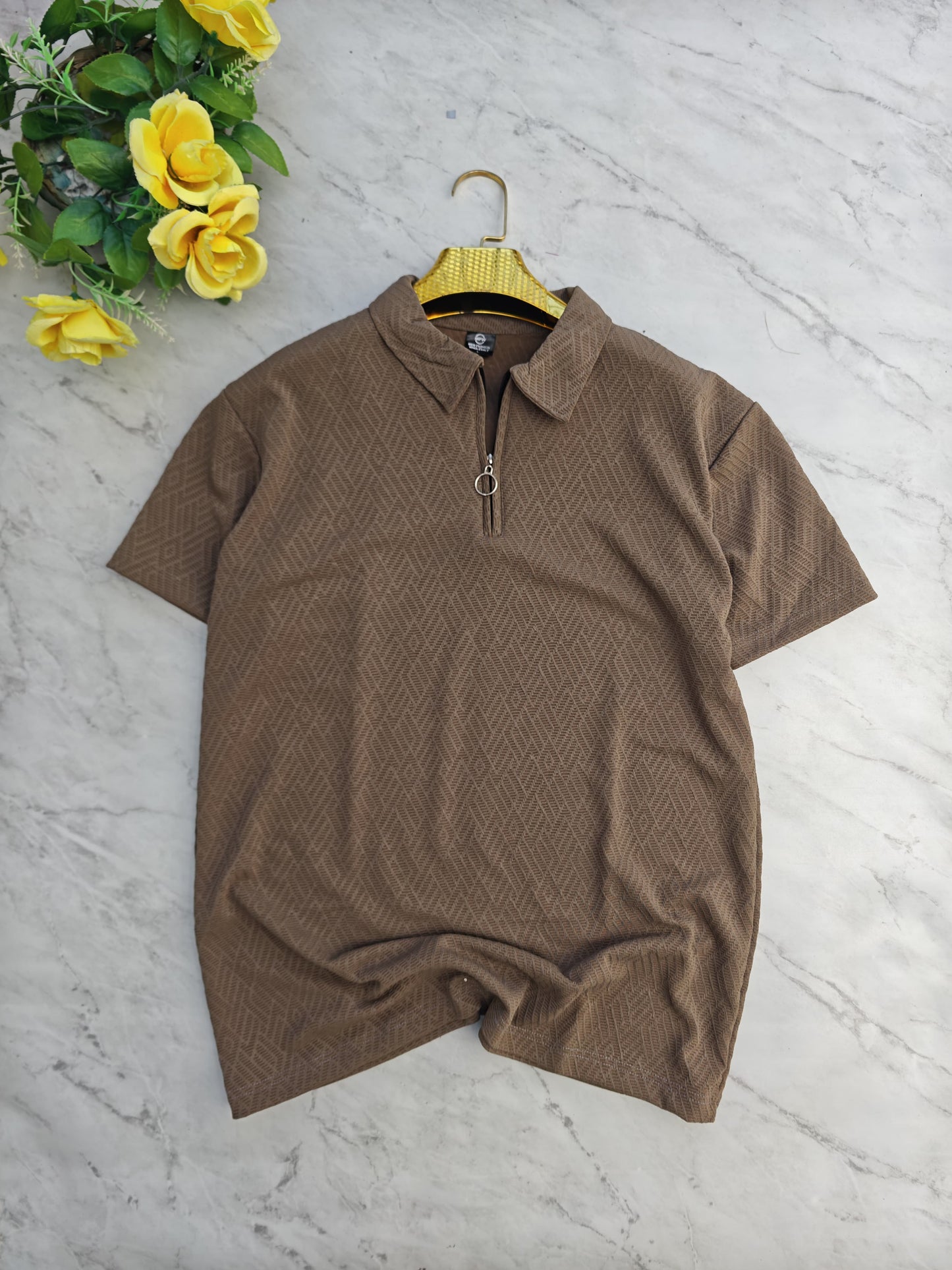 Mfw Half sleeve zipper Tshirt 1 pc @199 and 3 pcs @ 499