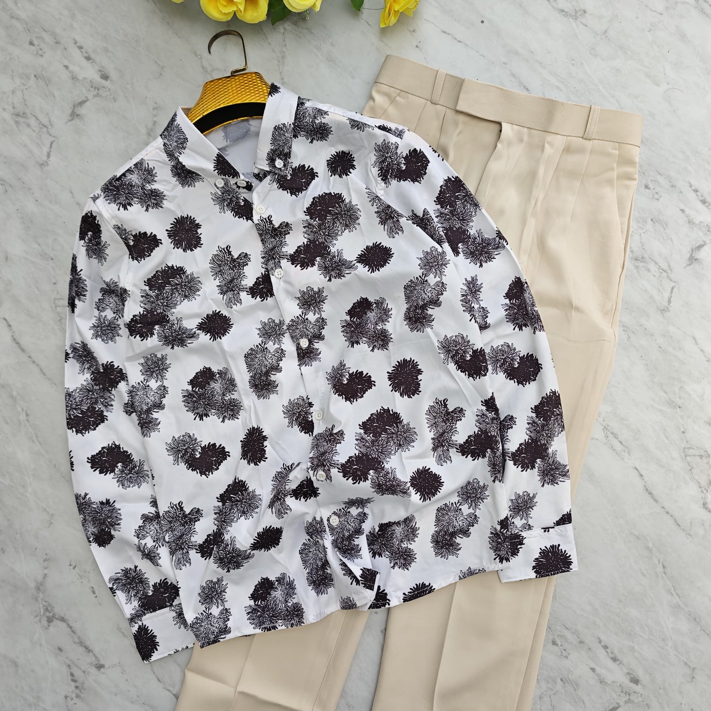 2 in 1 combo viscose printed shirts +  pants combo buy @600 rs only