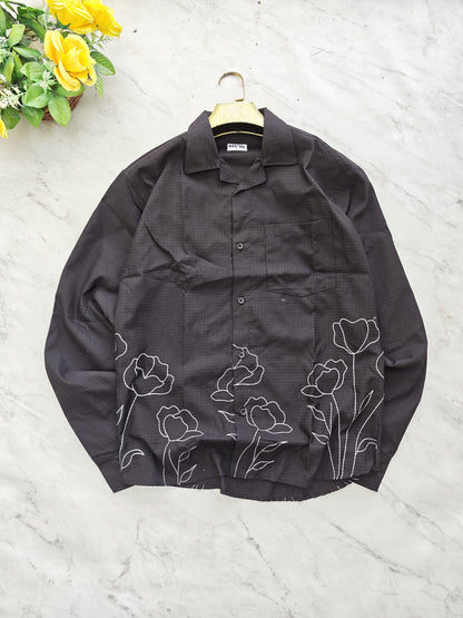 MFW Cuban Collar Border print shirts Single pcs @299 and Buy 4 pcs combo @999