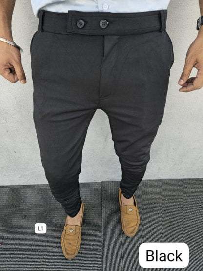 Lycra formal pant buy 4 pcs combo @999 (black color)