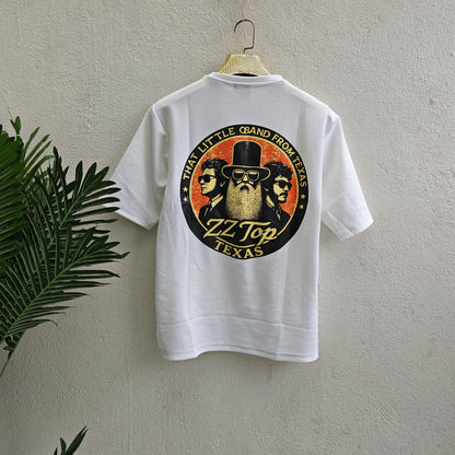 Round neck Front and back print drop shoulder Tshirt 1 pc @199 and 3 pcs @ 499