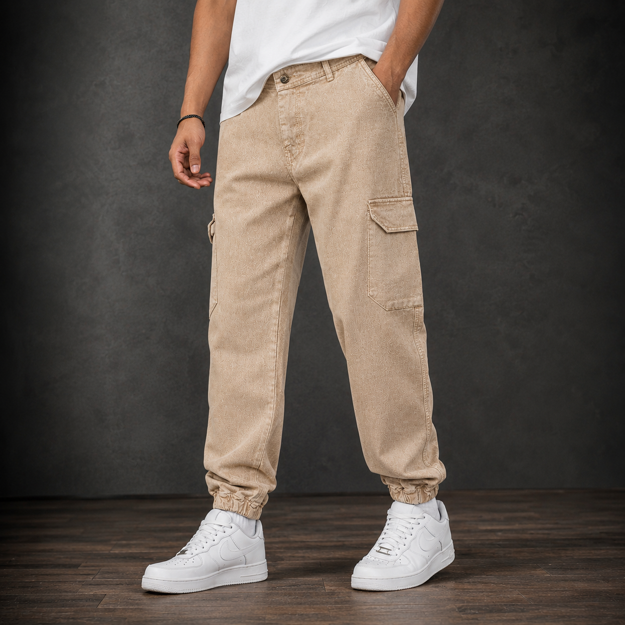 Mfw 6 pocket mom fit denim joggers cargo pants buy @500 rs only