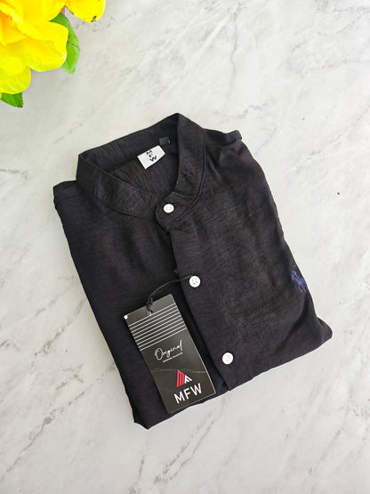 MFW Chinese collar crush lenin full sleeve shirts Single pcs @299 and Buy 4 pcs combo @999