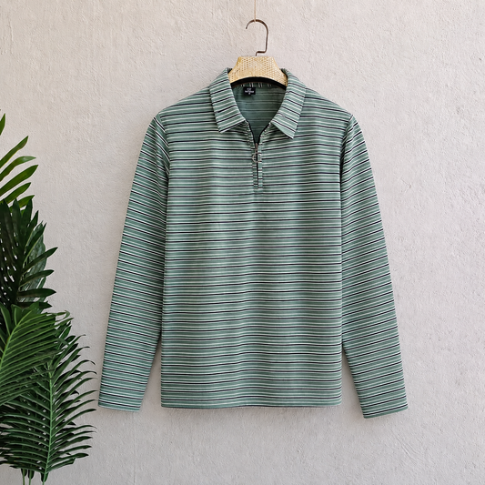 Mfw Korean Zipper Full sleeve Tshirt 1 pc @199 and 3 pcs @ 499