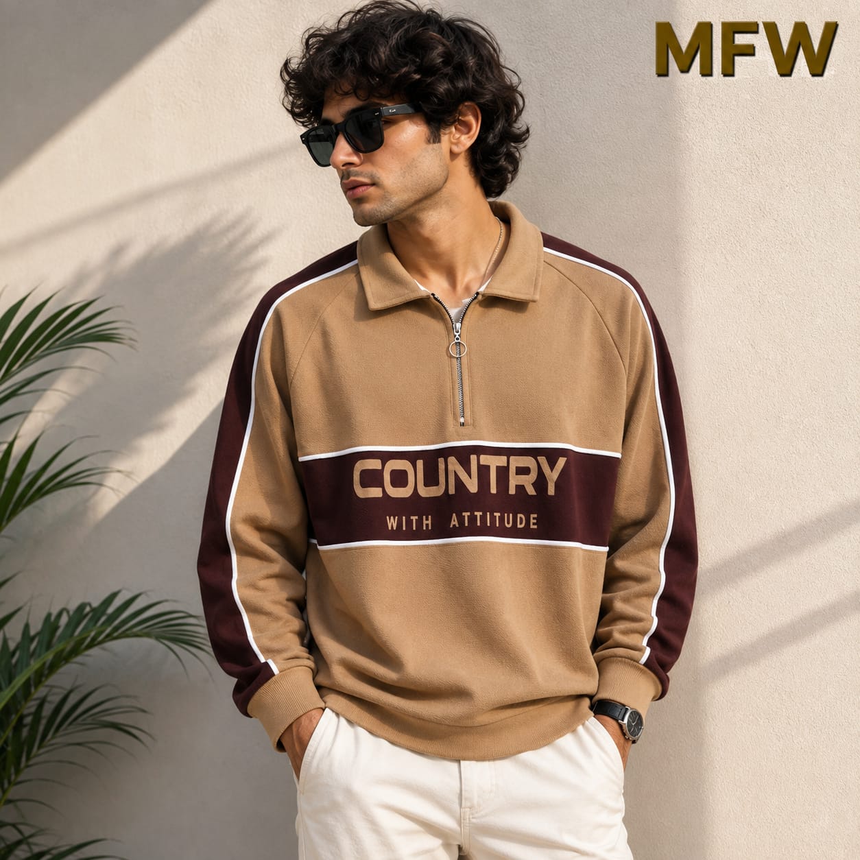 Men's korean Collar premium old money Zipper Full sleeve tshirts@249 (Fabric Reference – Please Read Description)