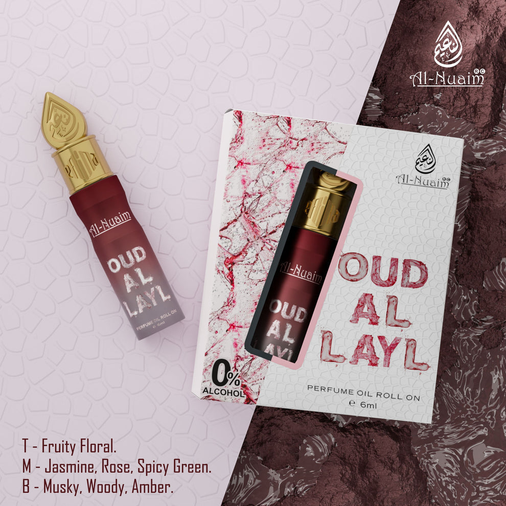 Oud Al layl 6 ml Alcohol Free attar perfume