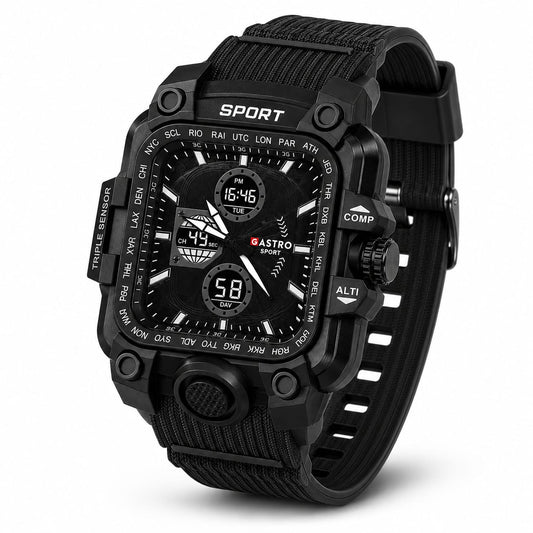 MFW Rugged Sporty Style Analog Watches Buy @150rs (Black)