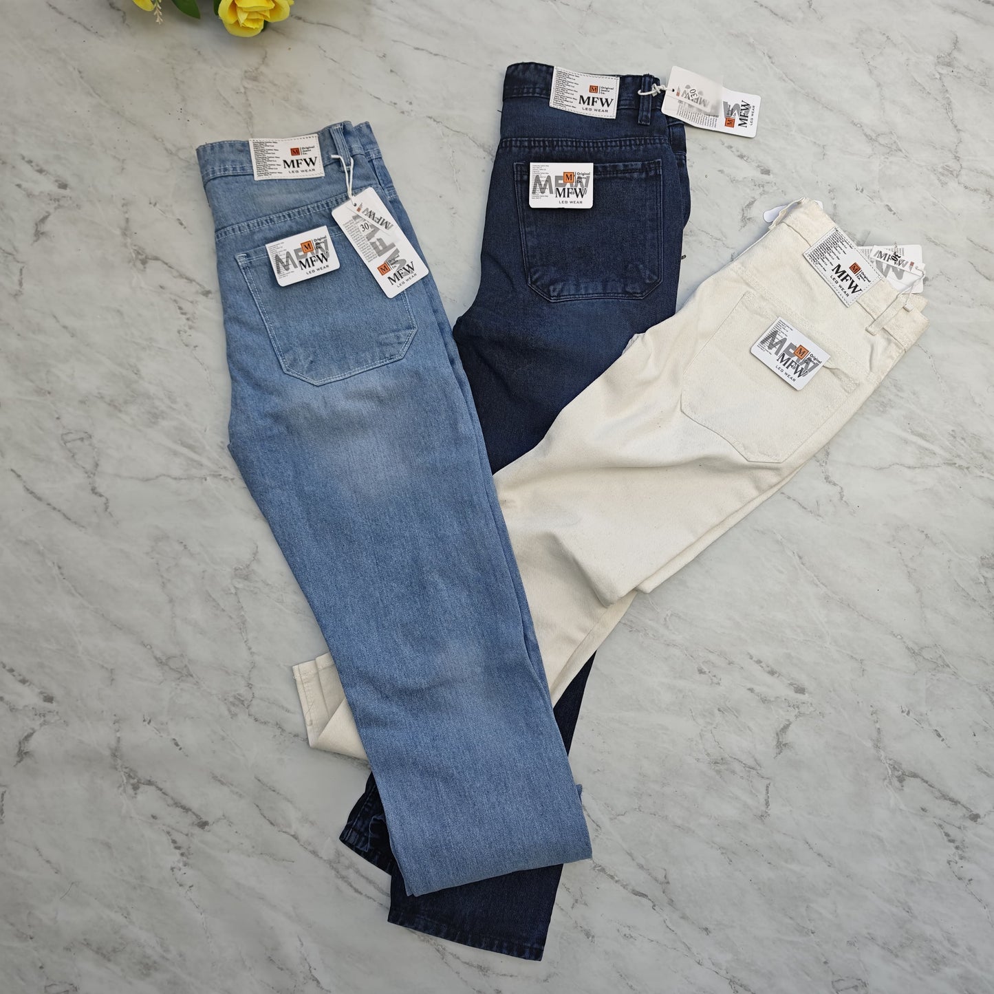3 in 1 Combo Mom fit jeans 3 pcs @999