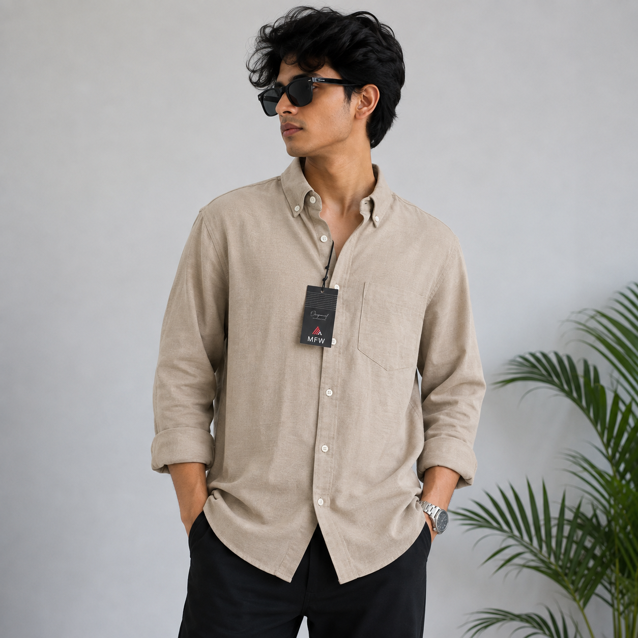 MFW Crush fabric old money type Lenin Shirts single pcs @299 and Buy 4 pcs combo @999