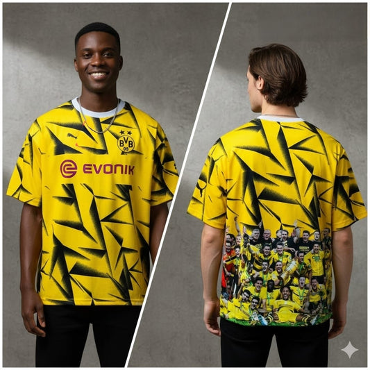 Half sleeve front and back printed football jersey buy @200