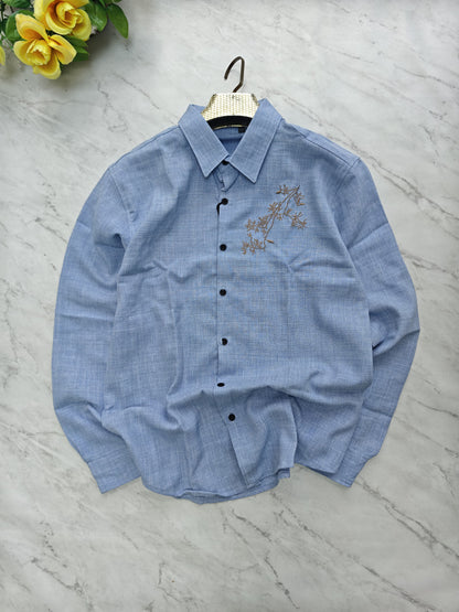 MFW Lenin embroidery work shirts Single pcs @299 and Buy 4 pcs combo @999