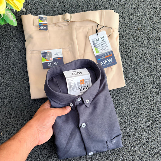 2 in 1 combo Lenin shirts + Gurkha polo fit pants buy @600 rs only