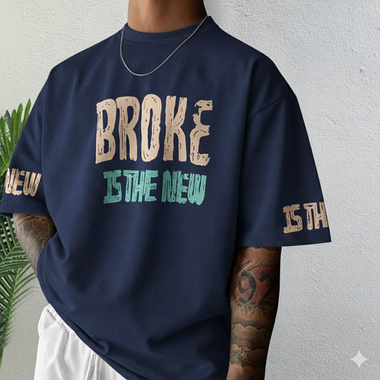 Round neck Front and back Printed droup shoulder Tshirt 1 pc @199 and 3 pcs @ 499