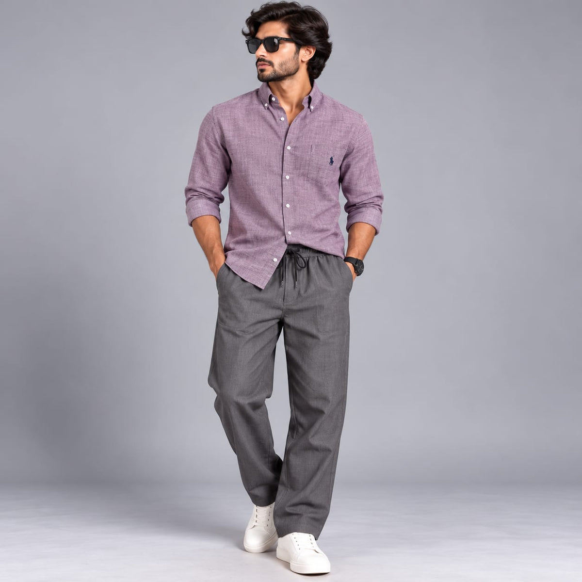 2 in 1 Combo MFW Lenin shirts + lenin relax fit pant buy @550 rs only