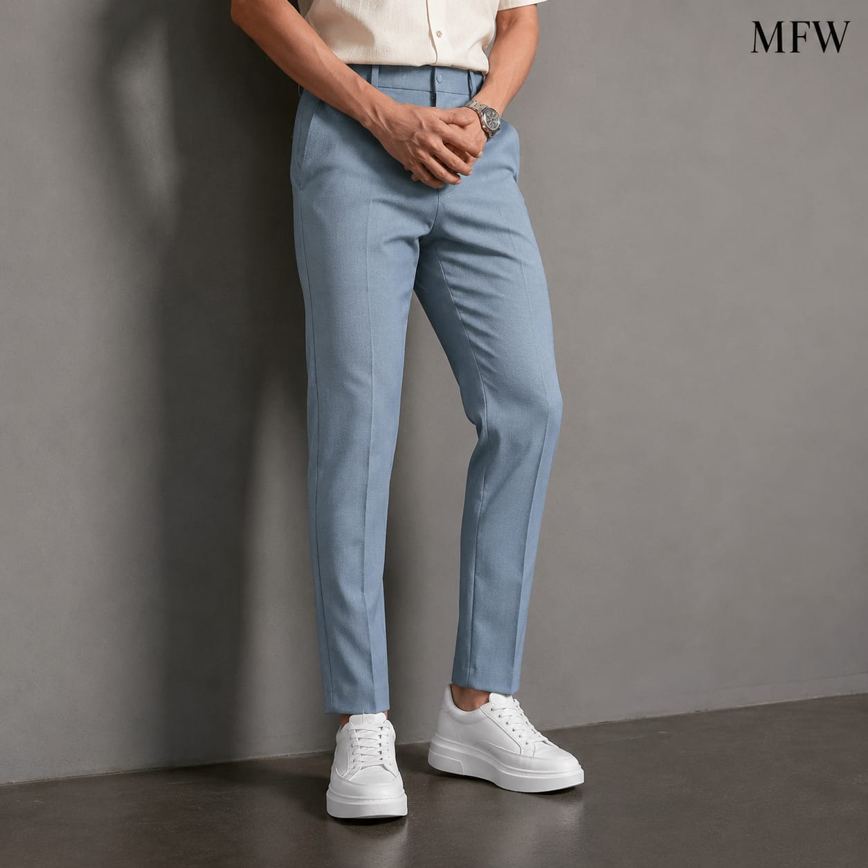 MFW peanut fabric polo fit pants buy @350 rs only