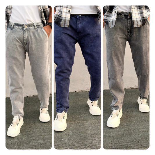 3 in 1 Combo Side pocket Mom fit jeans 3 pcs @999