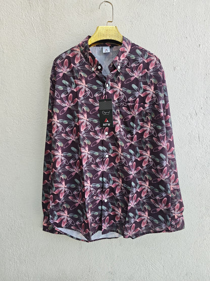 MFW viscose full sleeve printed shirts Single pcs @299 and Buy 4 pcs combo @999 [New]