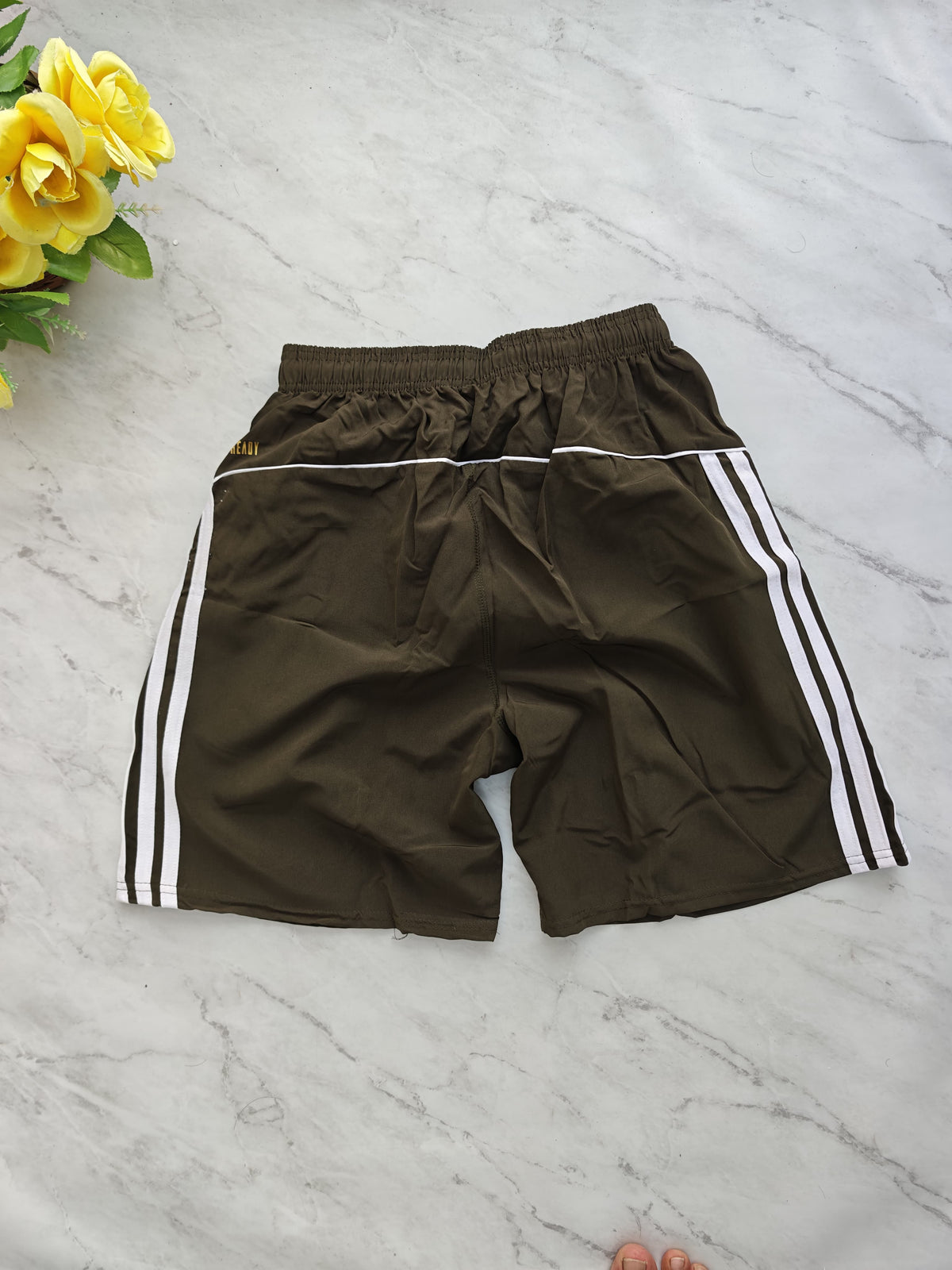 NS 3 line back side piping shorts buy 3 pcs @499 and 1 pcs @199(Green)