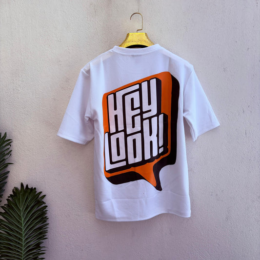 Round neck Front and back print droup shoulder Tshirt 1 pc @199 and 3 pcs @ 499