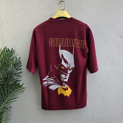 Round neck Front and back Printed droup shoulder Tshirt 1 pc @199 and 3 pcs @ 499