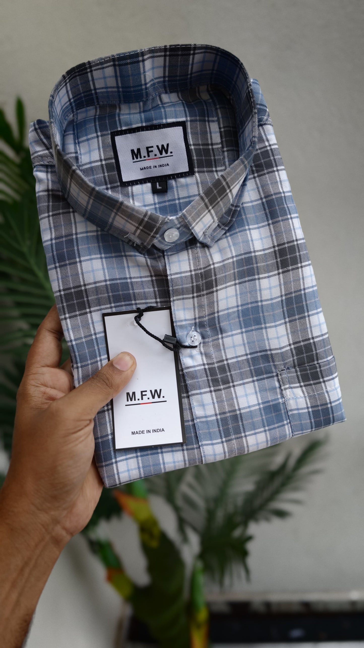 MFW Full sleeve checked shirts Single pcs @299 and Buy 4 pcs combo @999(CS-1)