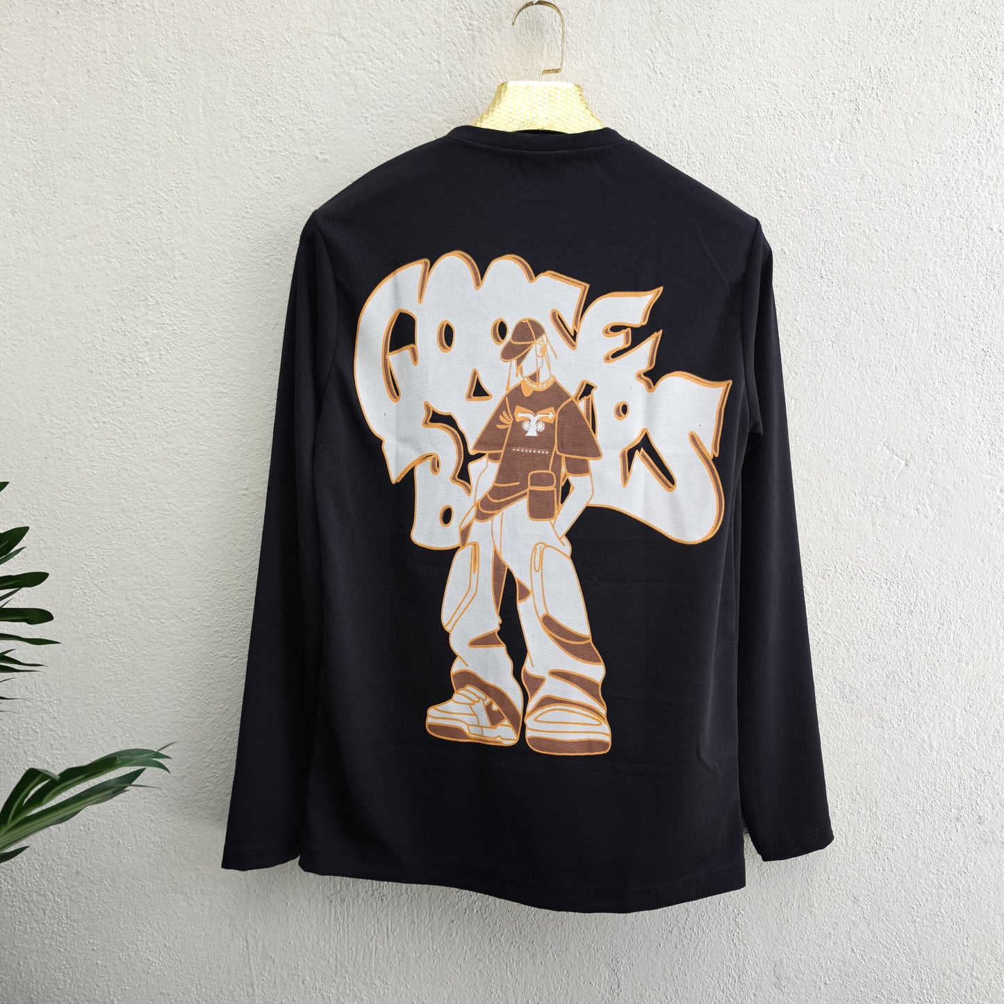Mfw Full sleeve back printed Tshirt 1 pc @199 and 3 pcs @ 499 (BLACK)