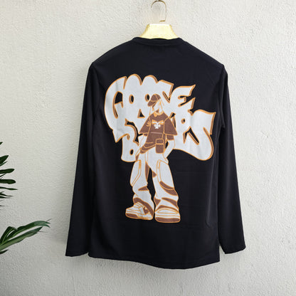 Mfw Full sleeve back printed Tshirt 1 pc @199 and 3 pcs @ 499 (BLACK)
