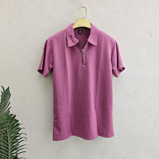 Mfw Half sleeve zipper Tshirt 1 pc @199 and 3 pcs @ 499