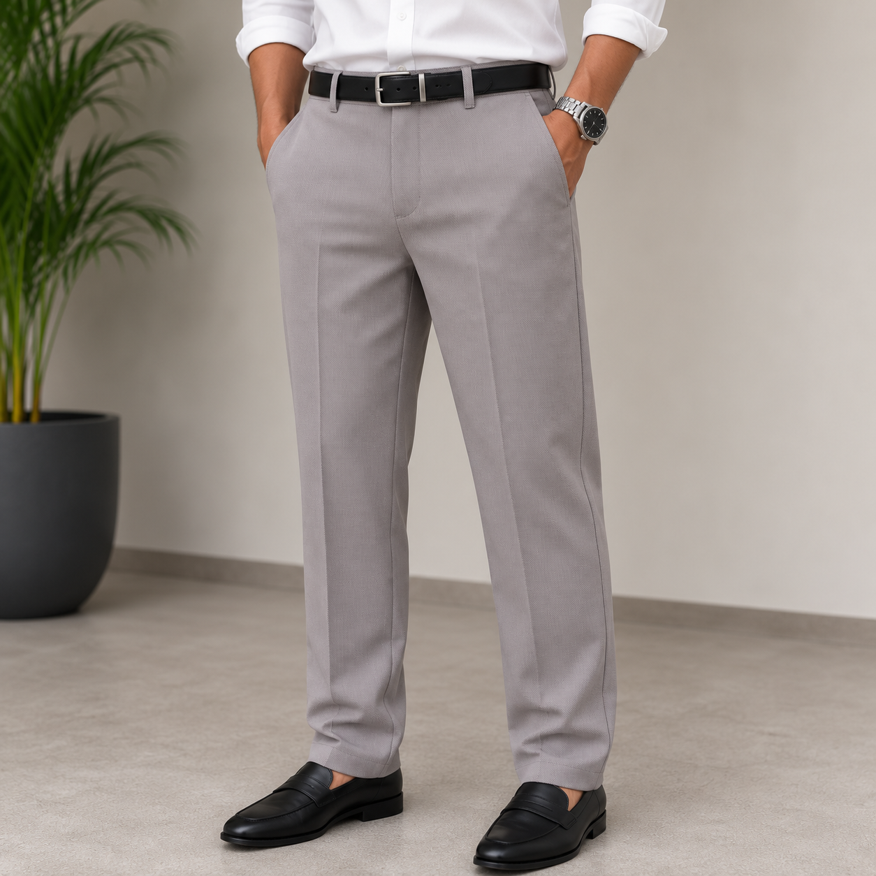 MFW Penut fabric polofit pants buy 3 pant @ 1200(Ash)
