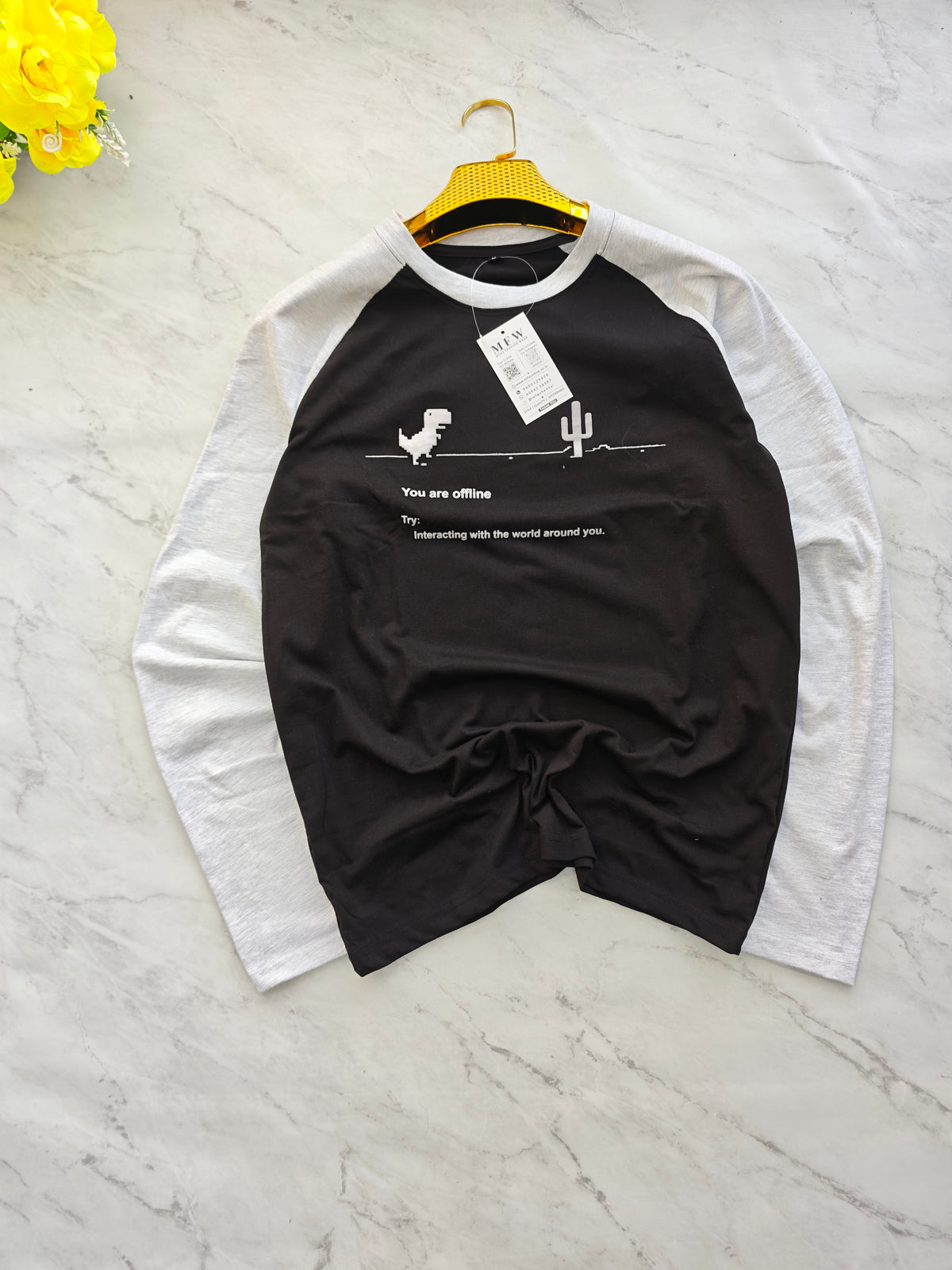 MFW round neck cotton full sleeve Tshirt 1 pc @199 and 3 pcs @ 499