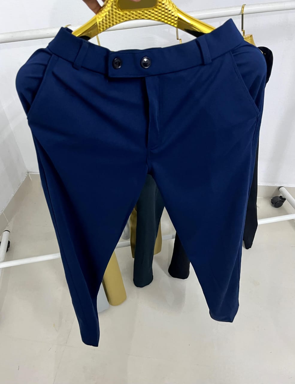 Lycra formal pant buy 4 pcs combo @999 (Navy color)