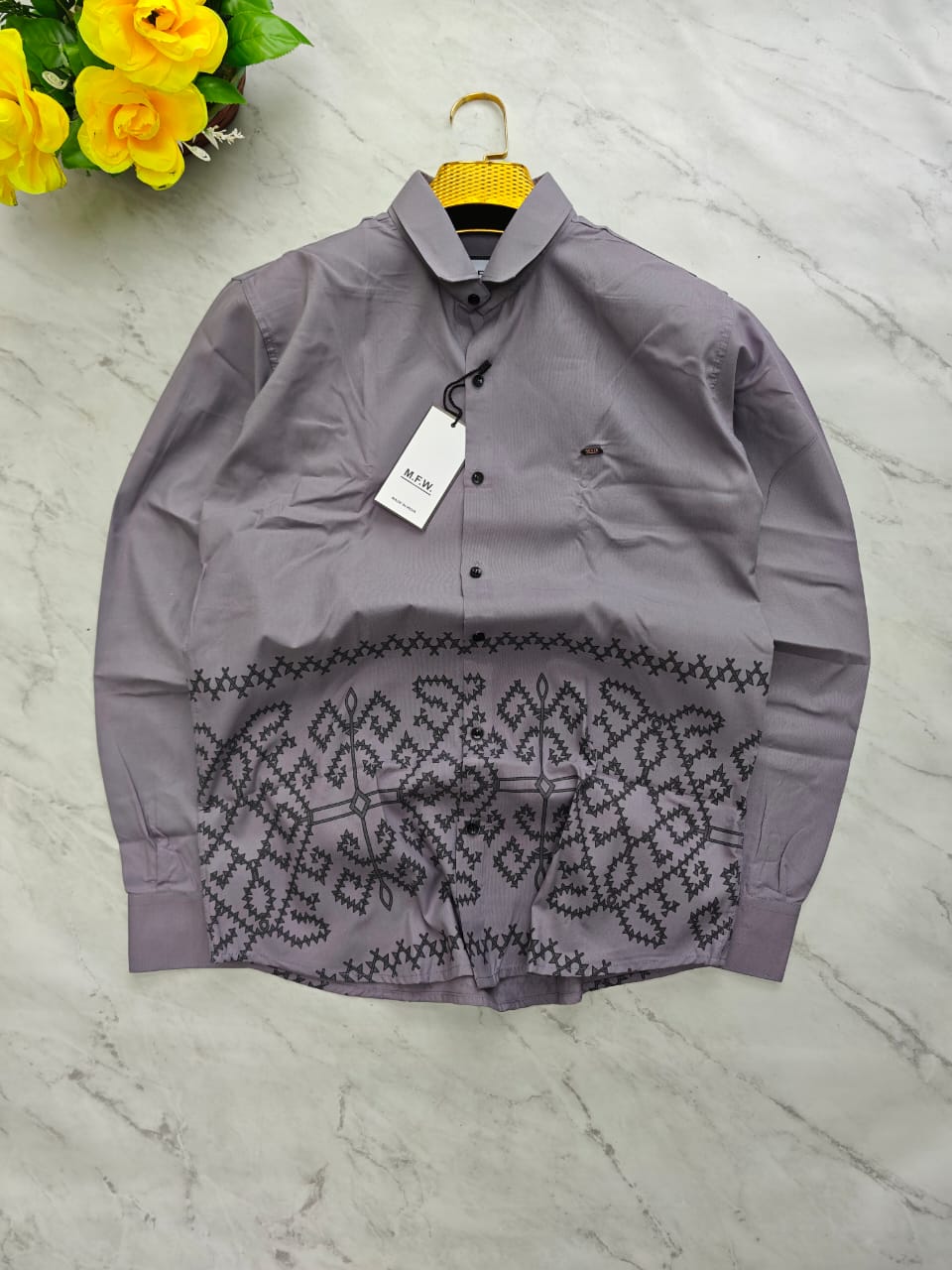 MFW border printed shirts Single pcs @299 and Buy 4 pcs combo @999 [D2]