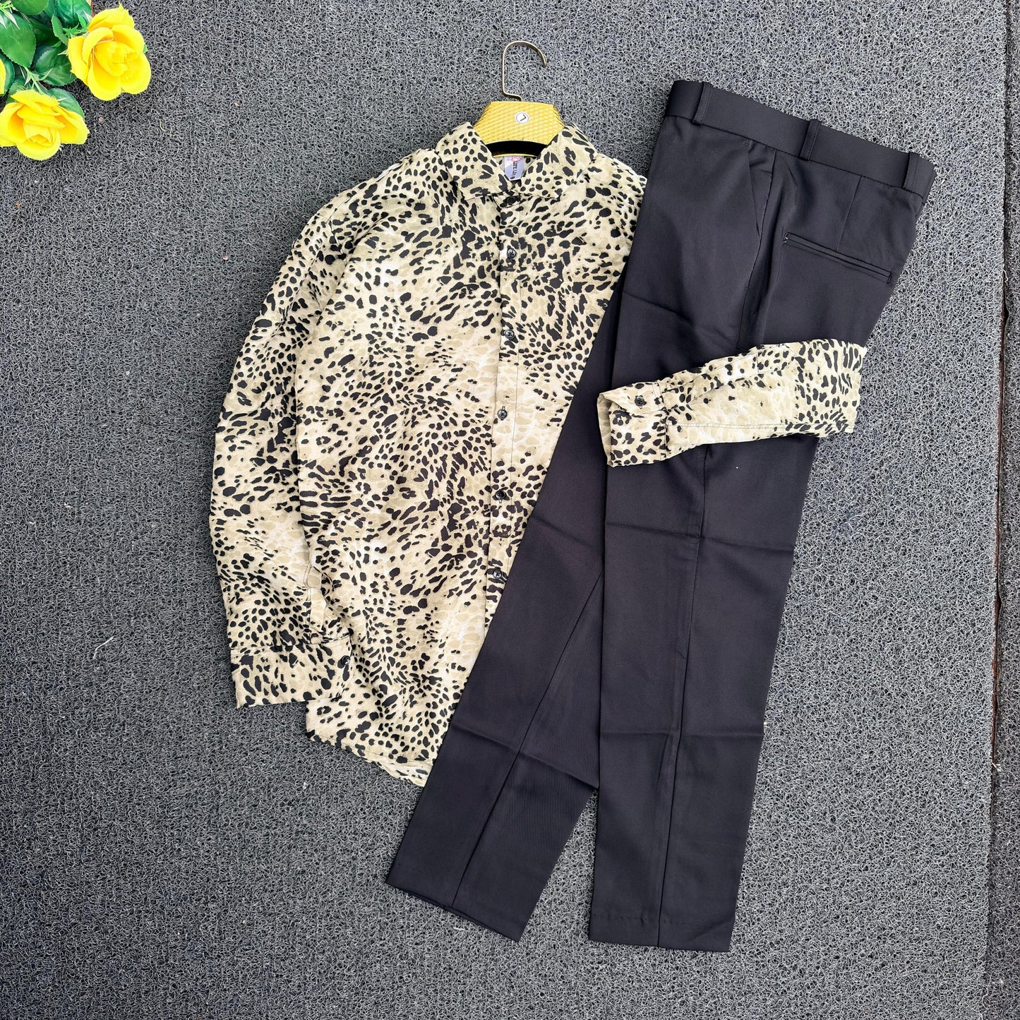 2 in 1 combo printed shirts + polo fit pant buy @600