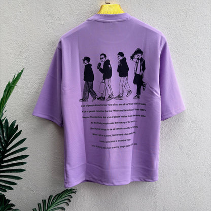 Freak design Round neck Front and back Printed droup shoulder Tshirt 1 pc @199 and 3 pcs @ 499