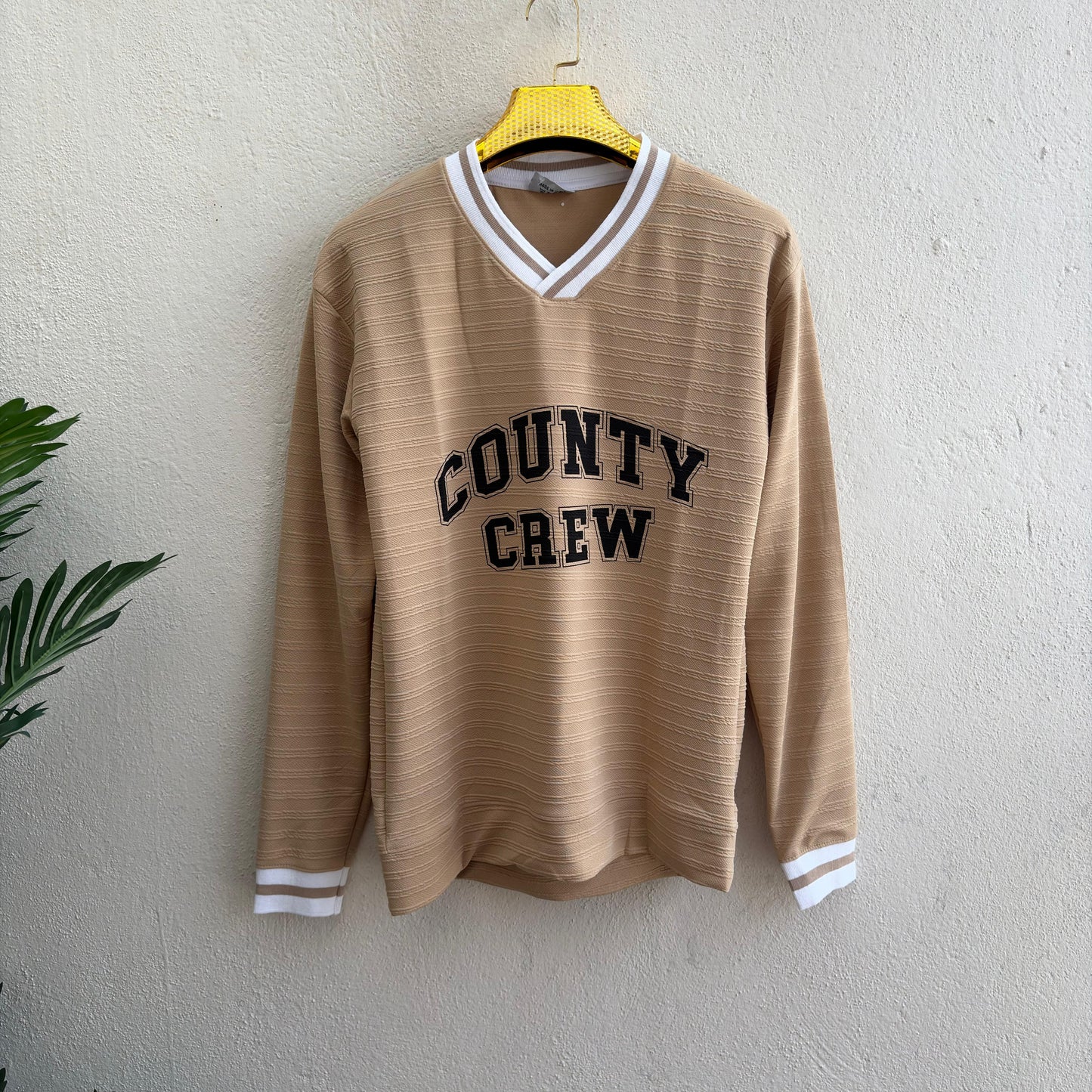 Full sleeve V neck premium  printed tshirt @249