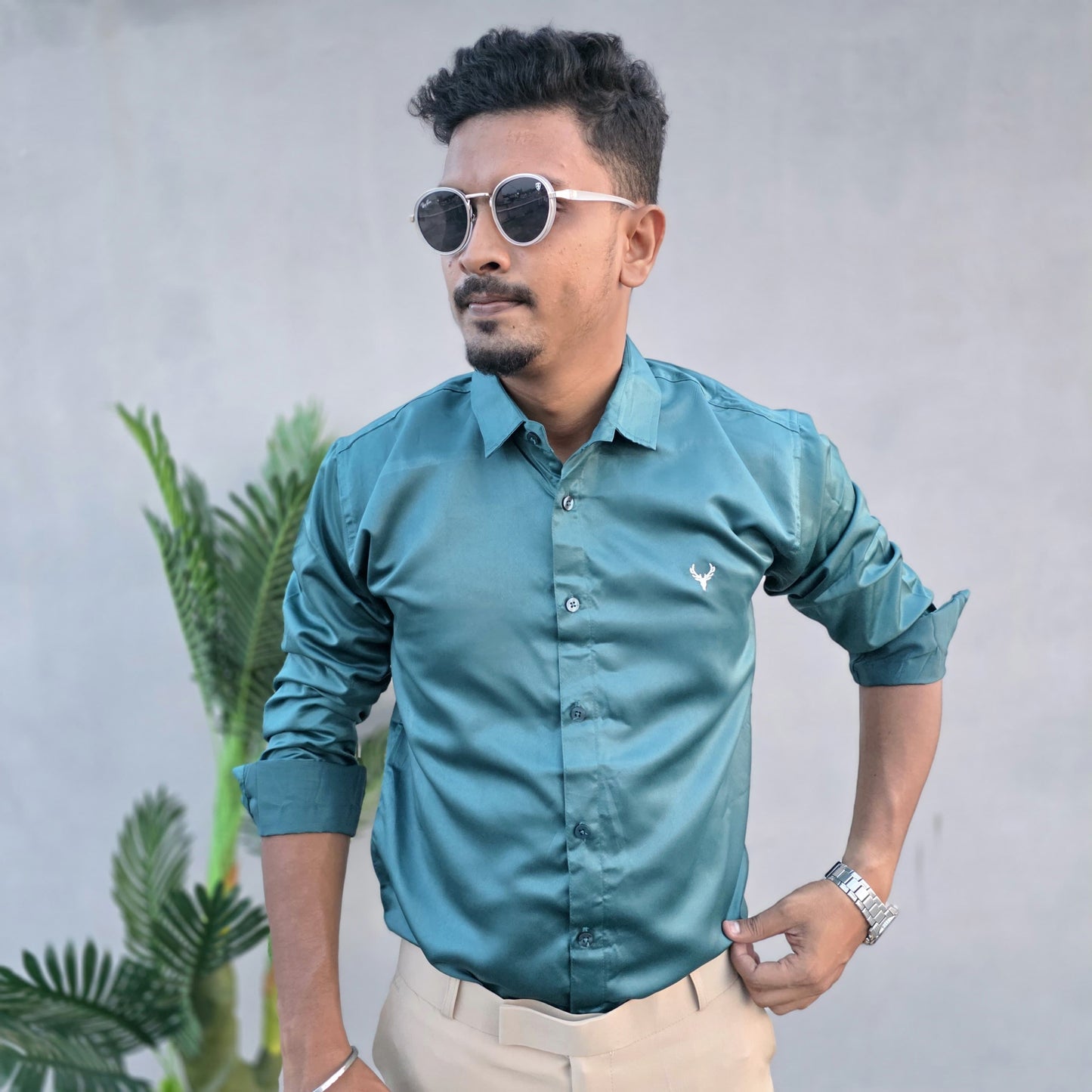 MFW Men's Full sleeve plain party wear Shirts  single pcs @299 and Buy 4 pcs combo @999