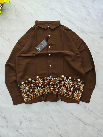 2 in 1 combo MFW lachka bottom embroidery shirts + lenin Gurkha polo fit pant buy @700 rs only
