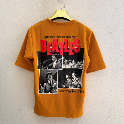 Round neck Front and back print drop shoulder Tshirt 1 pc @199 and 3 pcs @ 499(Beatles Design)
