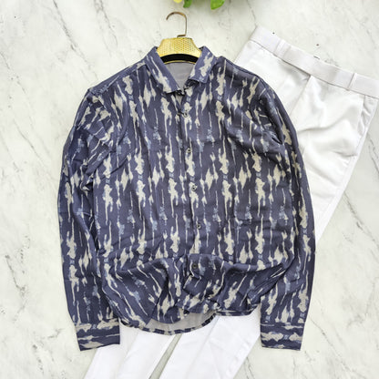 2 in 1 combo MFW viscose printed shirts + twill fabric polo fit pants combo buy @600 rs only