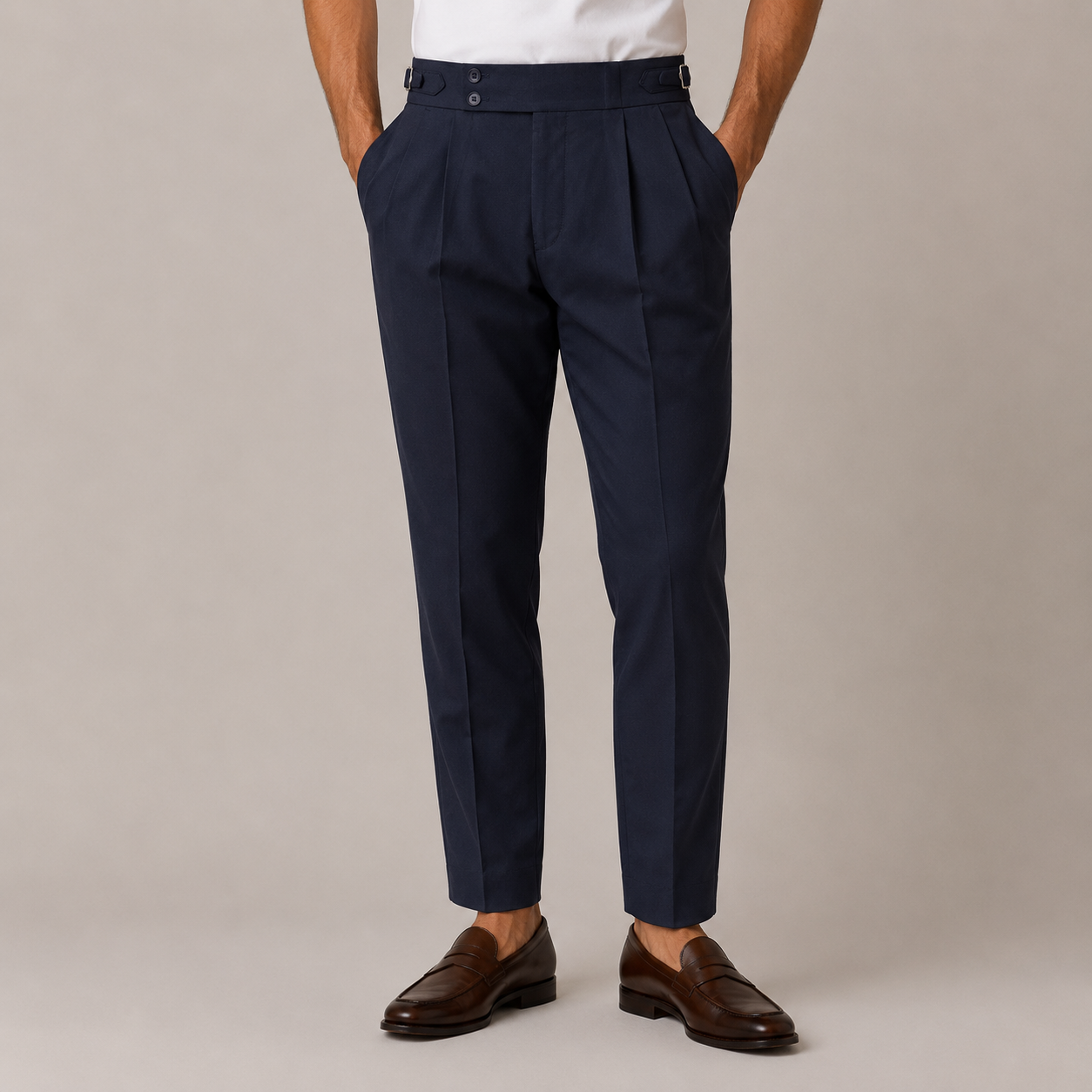 Men's Gurkha polo fit pants buy @ 450 rs only(Navy)