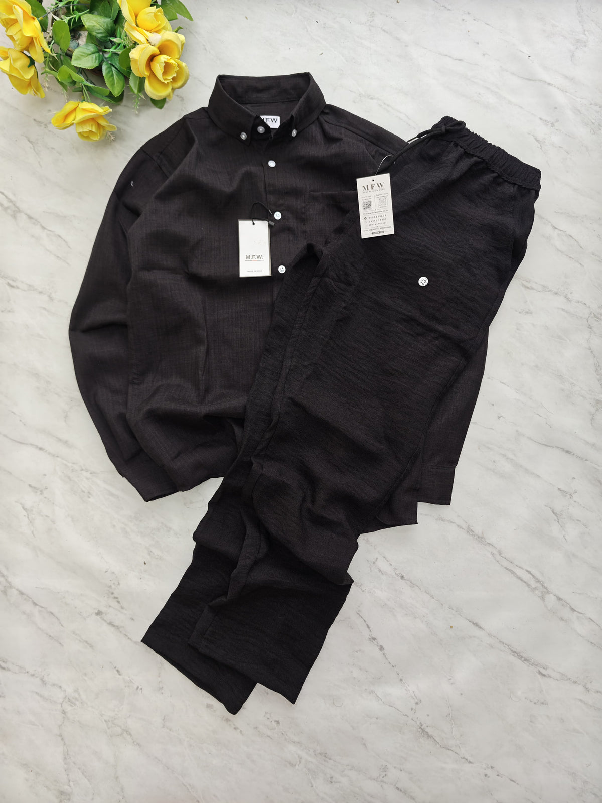 2 in 1 combo MFW Lenin shirts + lenin pant cord sets buy @500 rs only